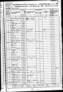 CENSUS 1860 Davidson Samuel P and Milly
