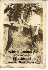 BROOKS Wm Brooks, Uncle Ellis Jessee